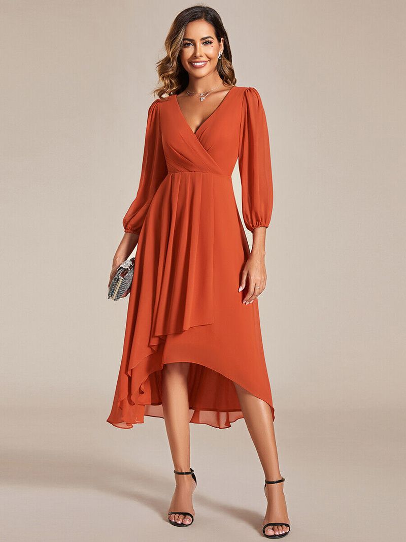 Asymmetrical Hemline Dress