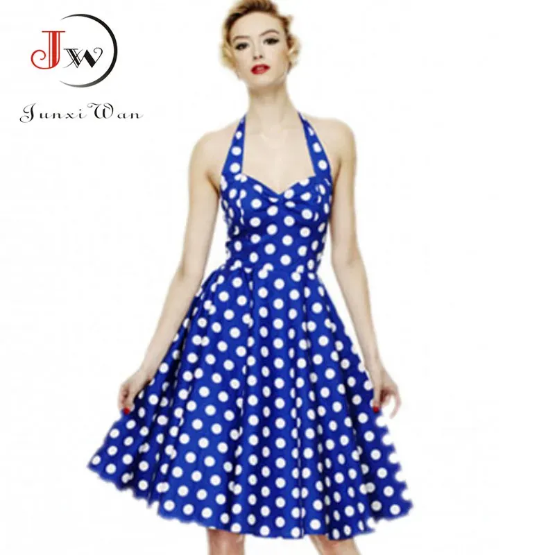 Retro Halter Dress