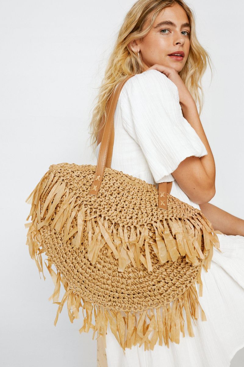 Straw Circle Bag