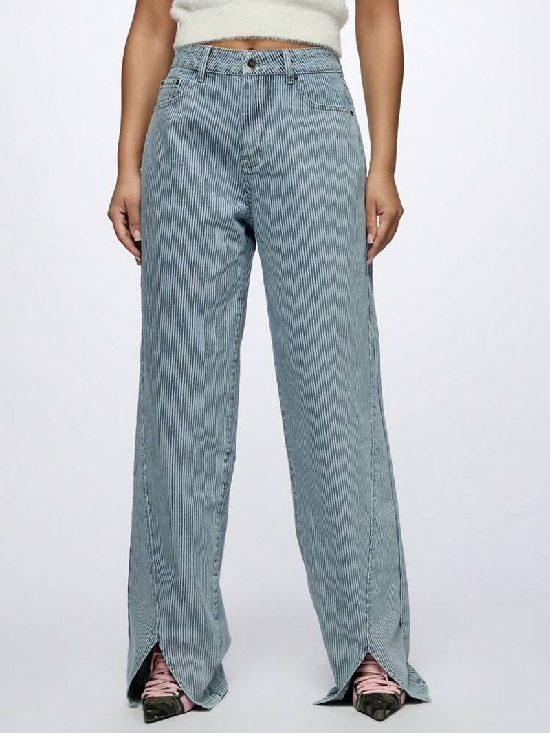 Split-Hem Statement Pants