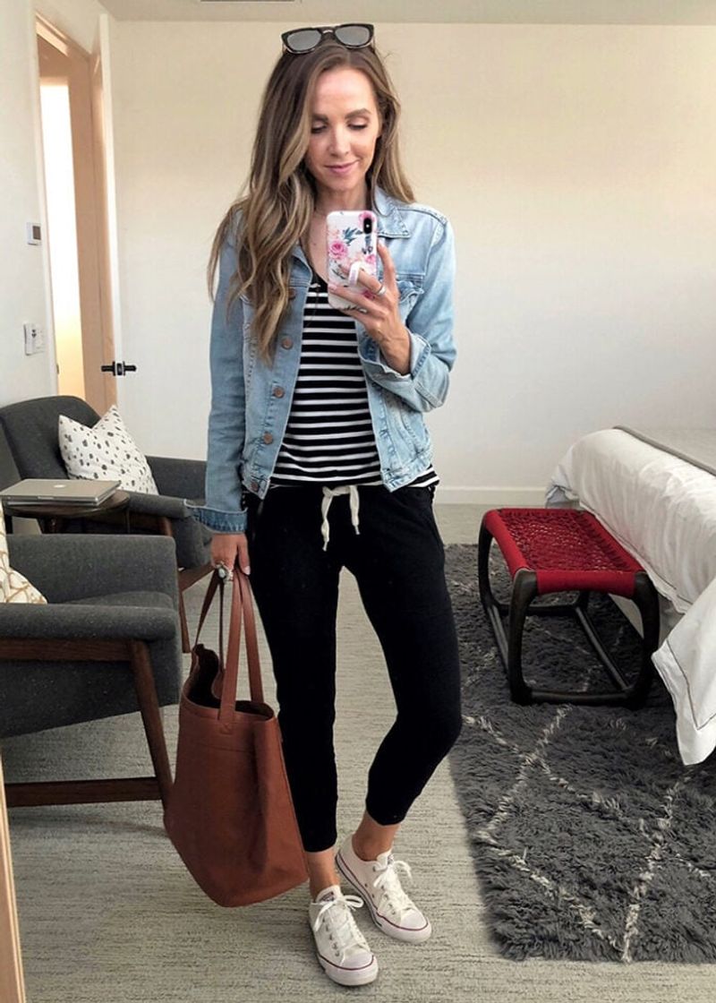 Layer With A Denim Jacket