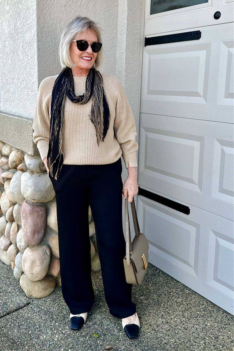 Ankle Pants and Lightweight Sweater Ease