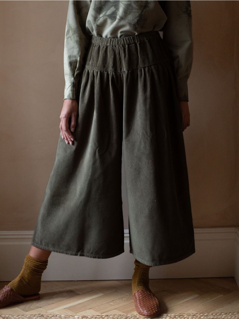 Elastic-Waist Culottes