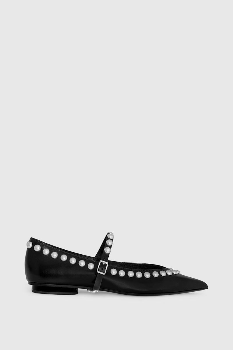 Edgy Studded Flats
