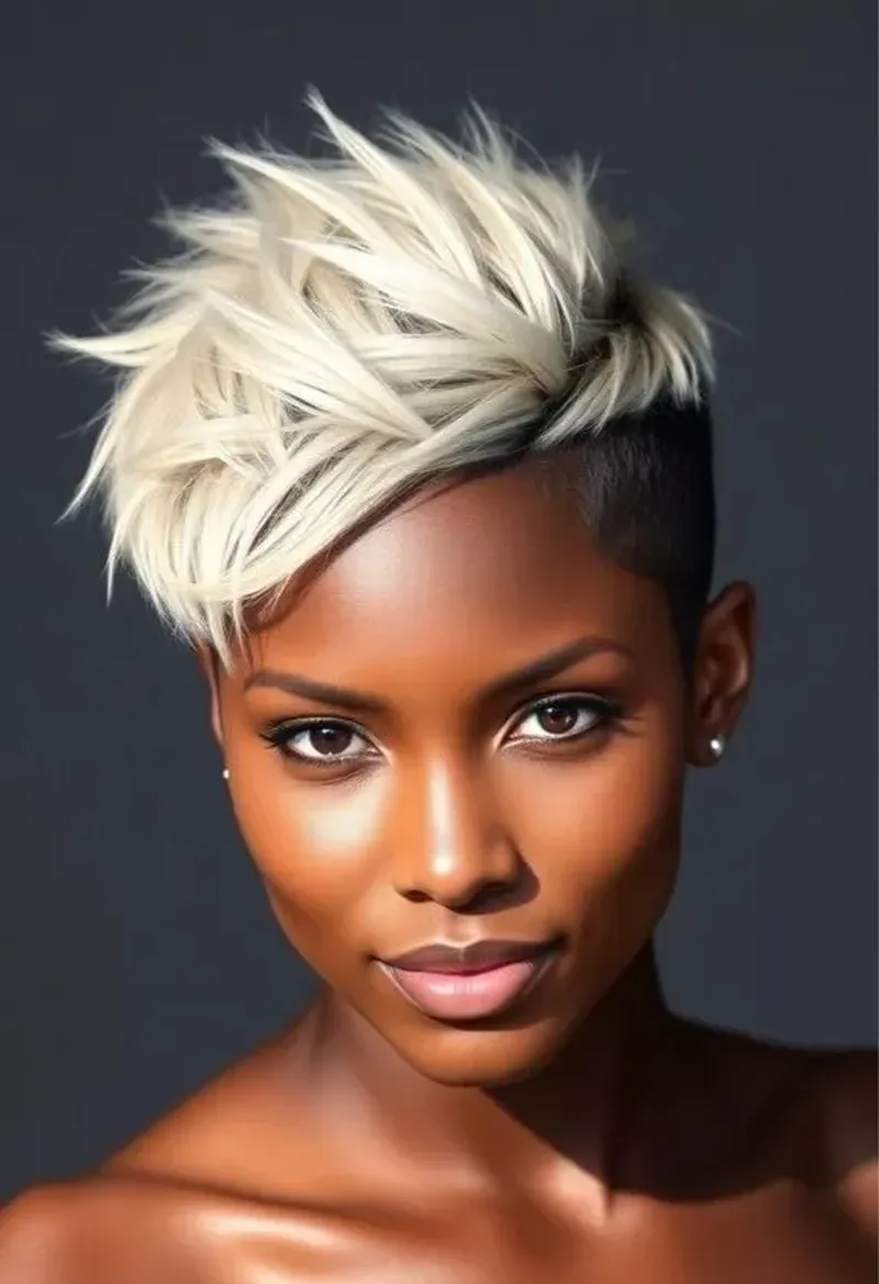 Pixie asimmetrico edgy