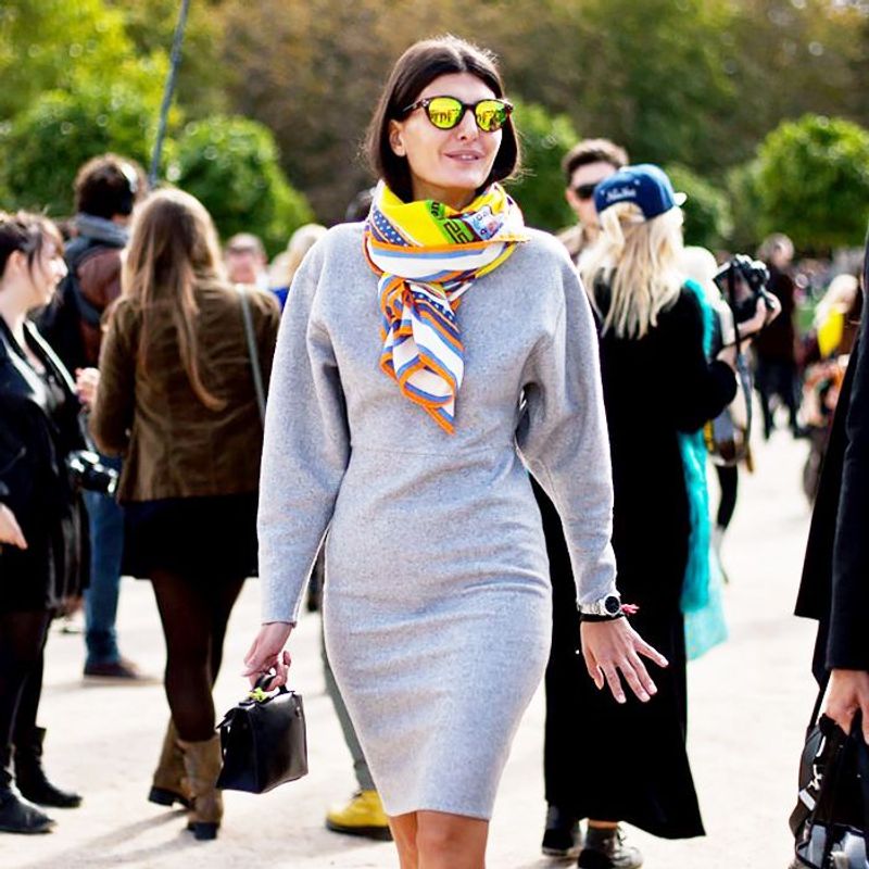 Vibrant Scarf Accent