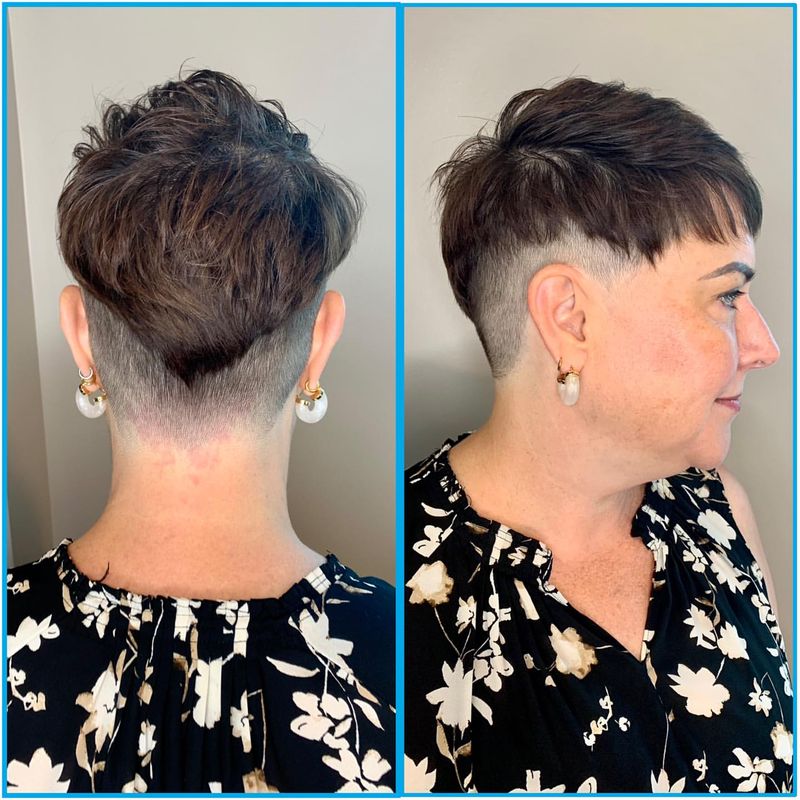 Pixie con diseño Undercut