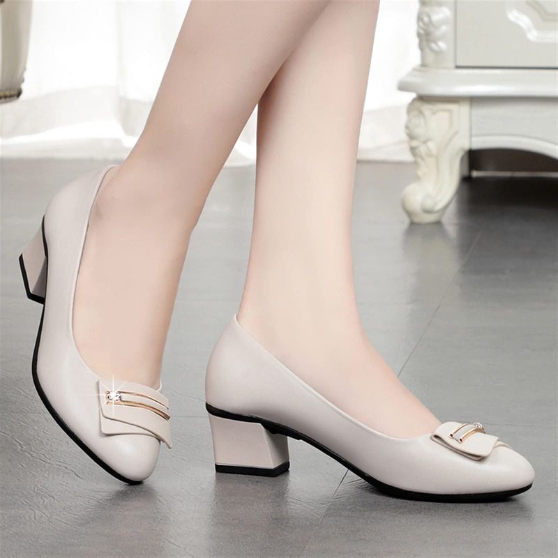 Flesh-Toned Hosiery Shoes