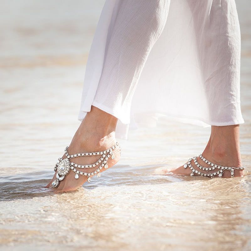 Satin Serenity Sandals