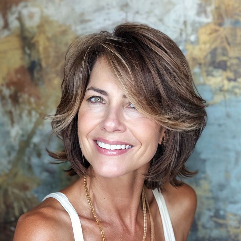 Elegant Side-Swept Bob