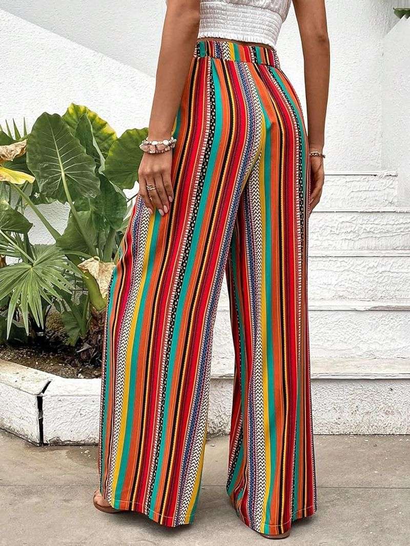 Trendy Wide-Leg Pants