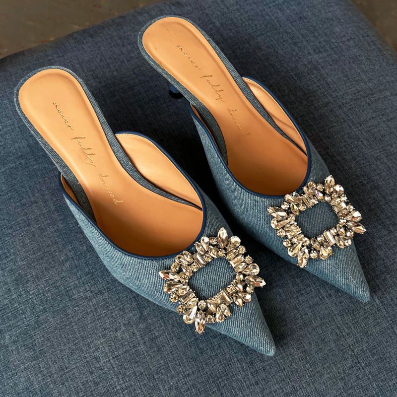 Embellished Mules