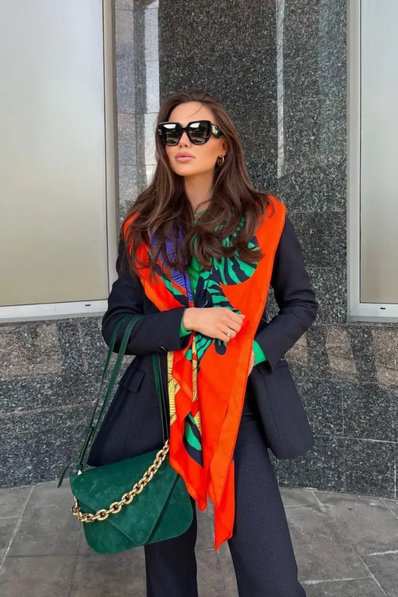 Silk Scarf Statement