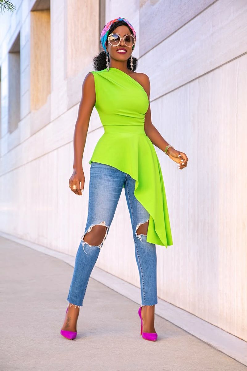 Asymmetrical Hemline Tops