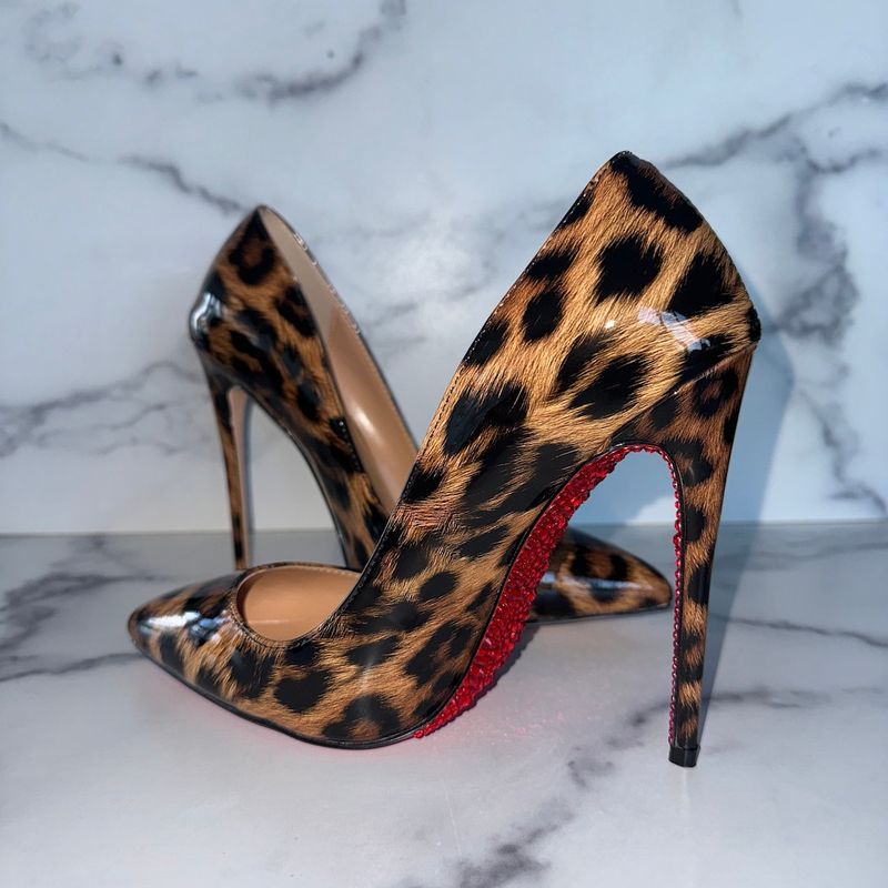 Leopard Print Low Heels