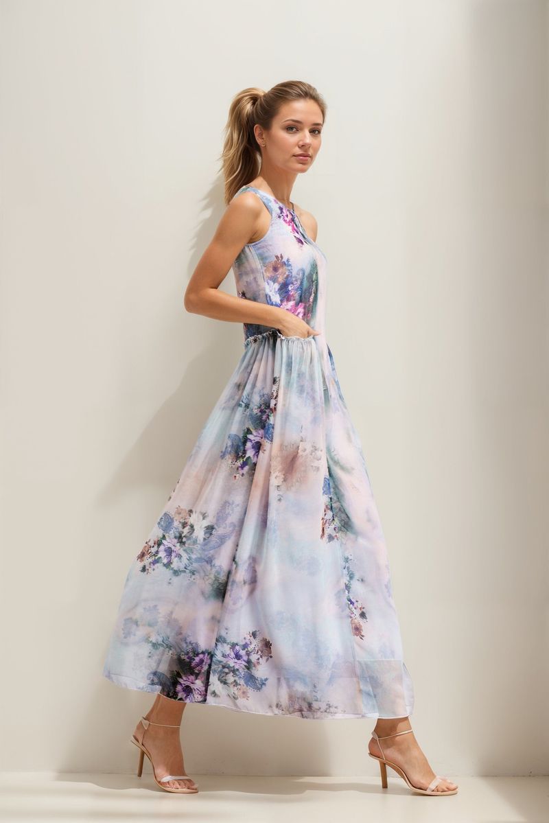 Floral Watercolor Midi