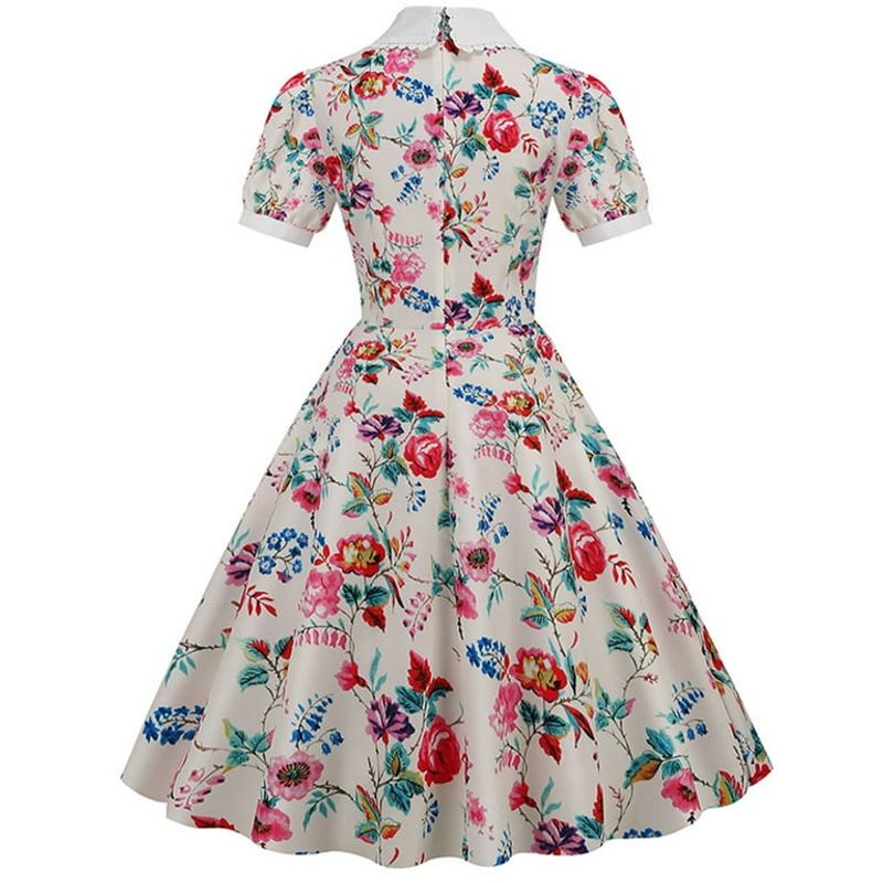 Retro Fit-and-Flare Dress