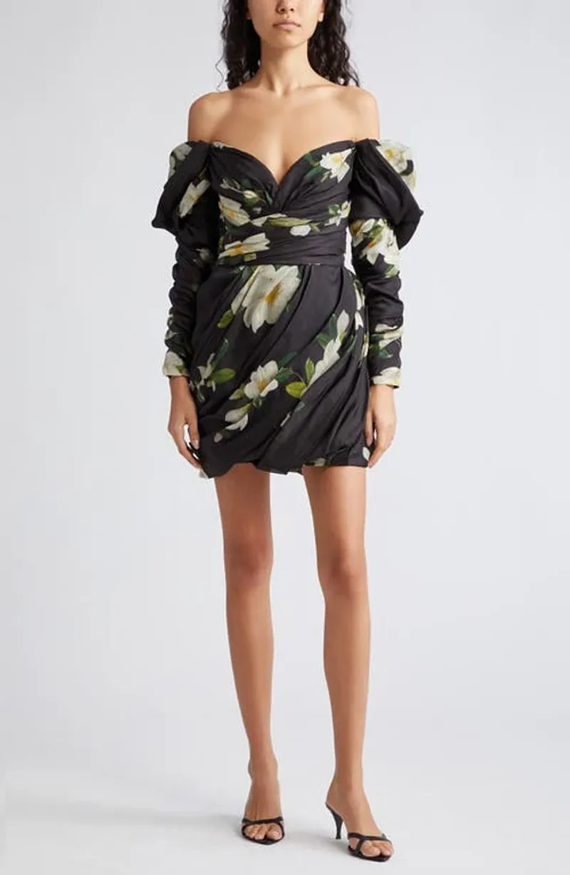 Magnolia Blossom Off-Shoulder