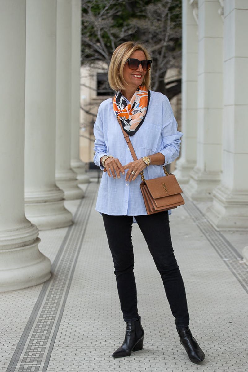 Drape a Chic Scarf