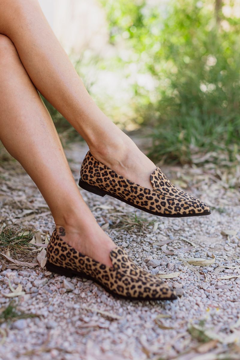 Leopard Print Flats