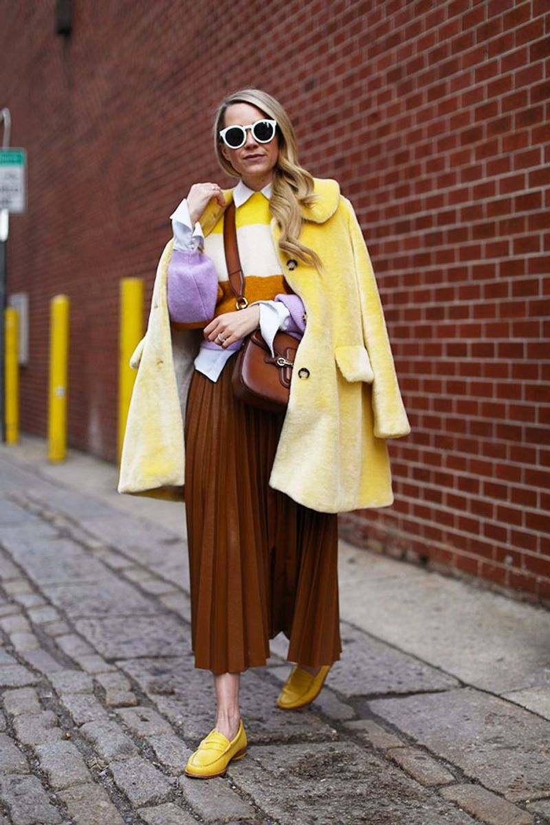 Colorful Moccasins With Monochrome Outfits