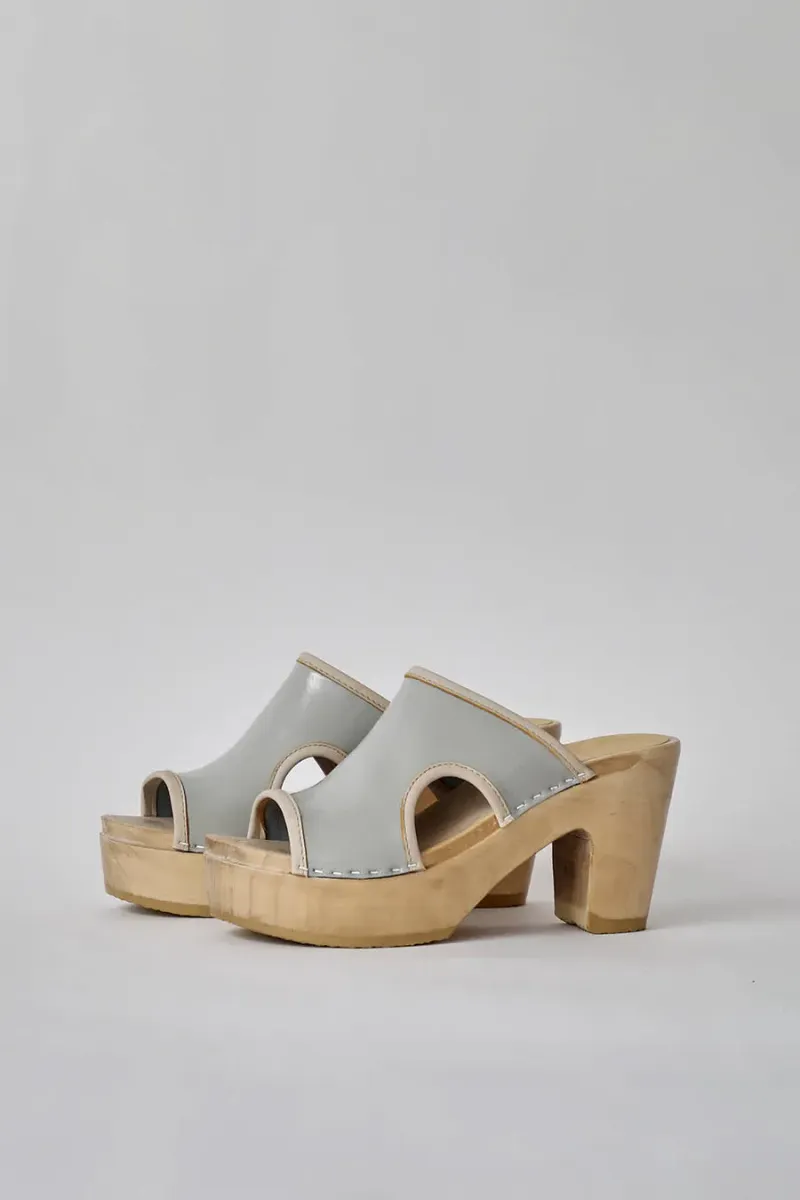 No.6 Store Alexis Clog on Mid Heel