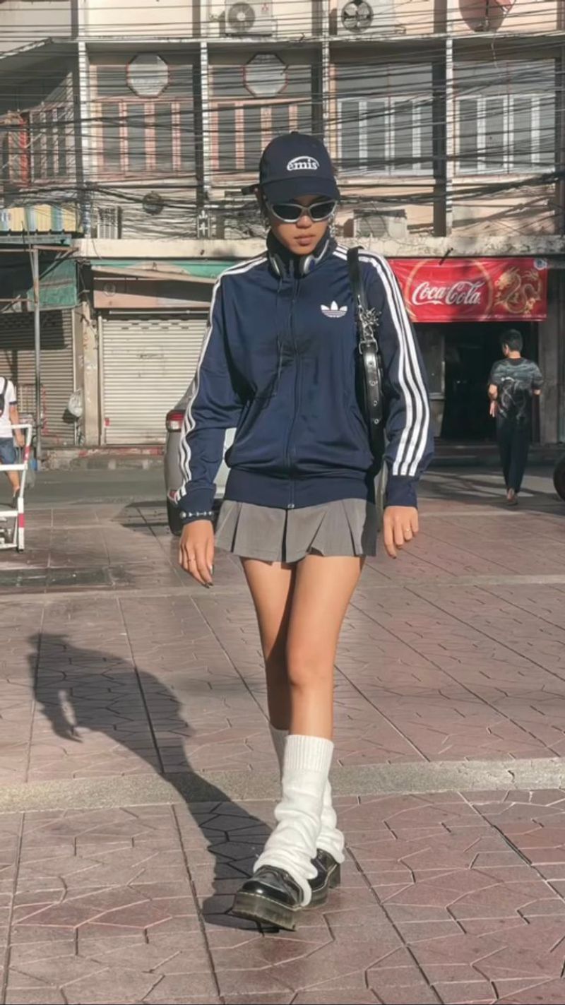Go Sporty With a Track Jacket