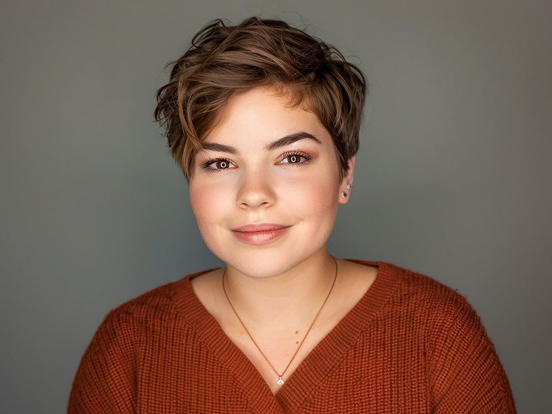 Sassy Side-Swept Pixie