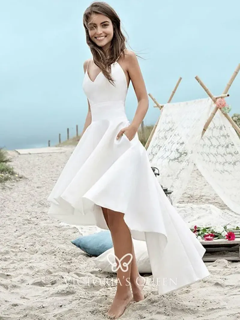 Asymmetrical White Sundress