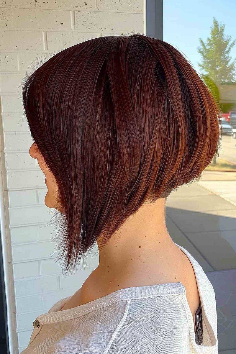 Razor-Cut Inverted Bob