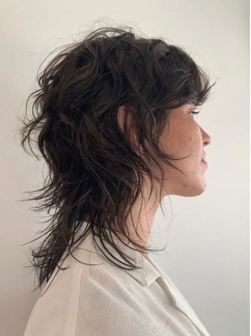 Modern Mullet With Soft Edges