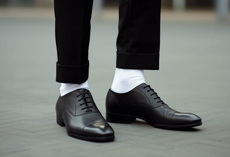 White Socks With Dress Shoes? Never!
