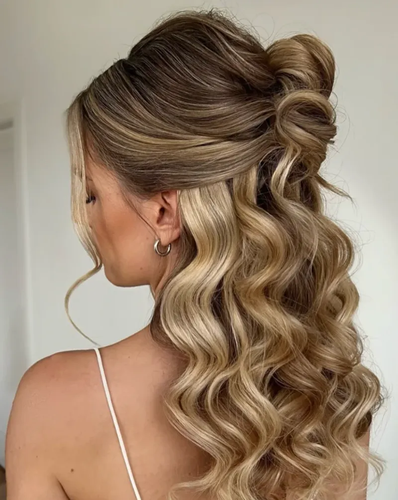 Graceful Half-Up Twist