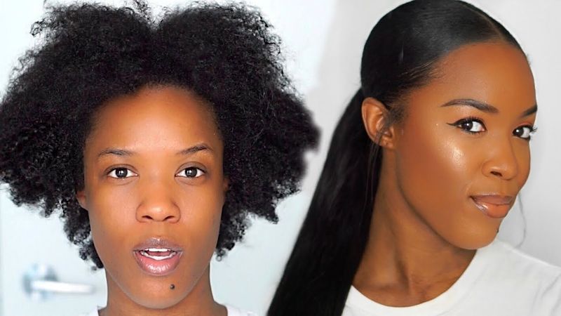 Sleek Low Ponytail