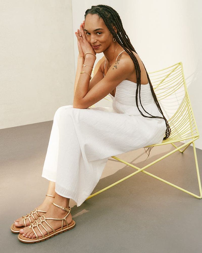 Elevated Leather Sandals For Casual Chic