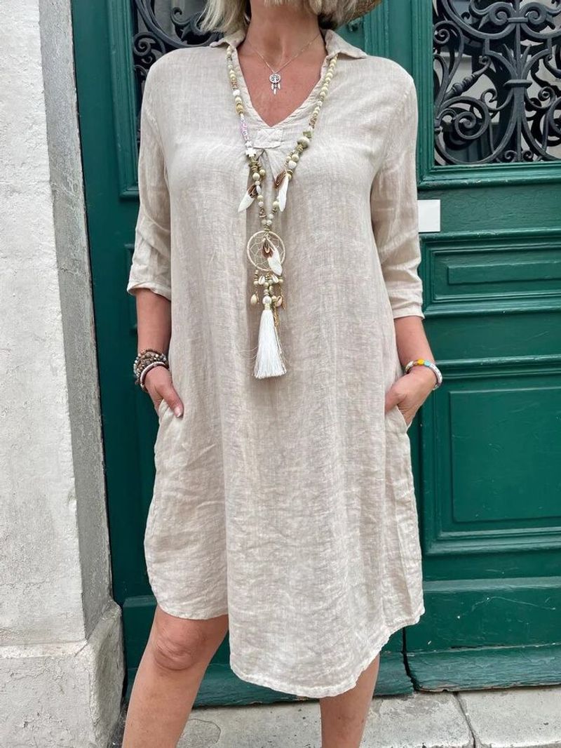 Breezy Linen Shift