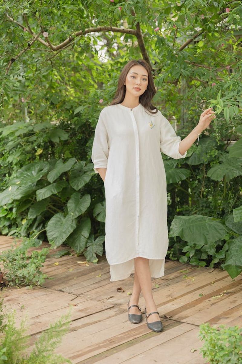 Minimalist Linen Shift