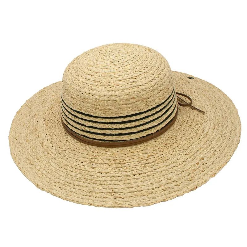 Wide-Brimmed Straw Hat