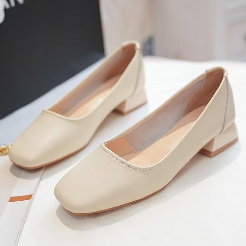 Sensible Shoes With Cushioned Insoles