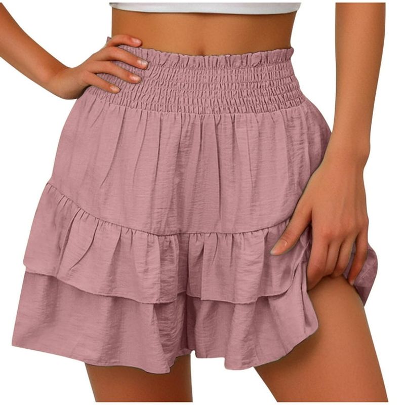 Ruffle Hem Shorts