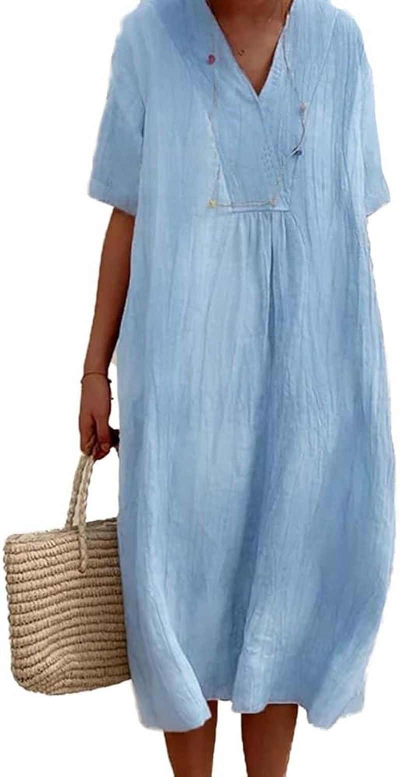 Breezy Cotton Shift Dress