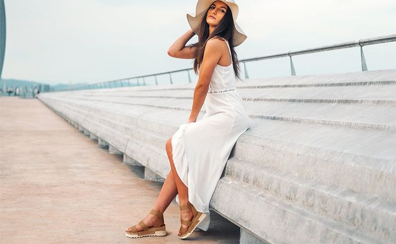 Linen Shift + Espadrilles