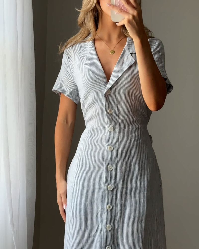 Linen Shift for European Cafés