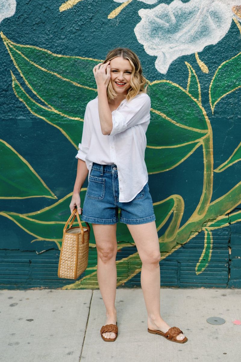 Relaxed Denim Shorts