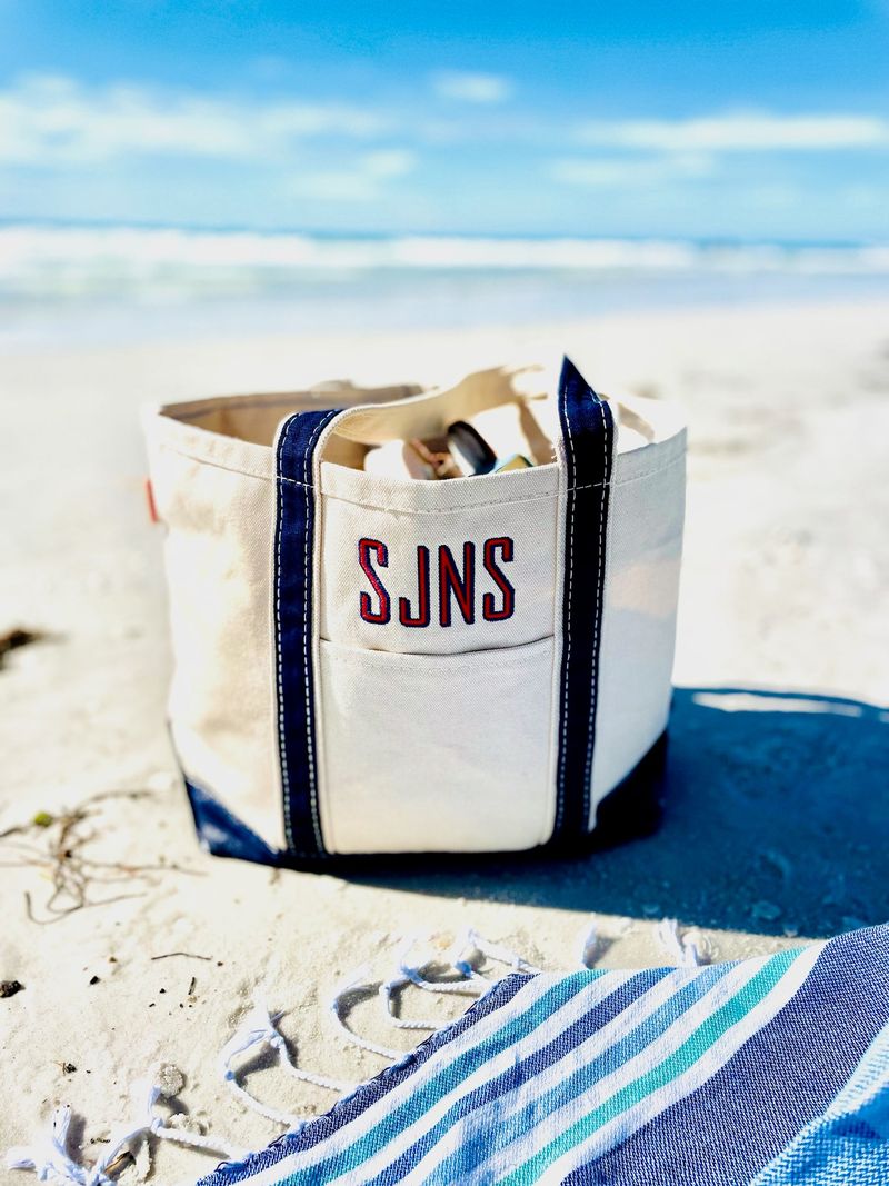 Personalized Canvas Carryall
