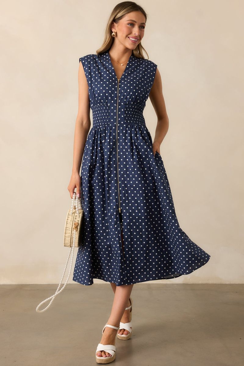 Navy and White Midi Magic