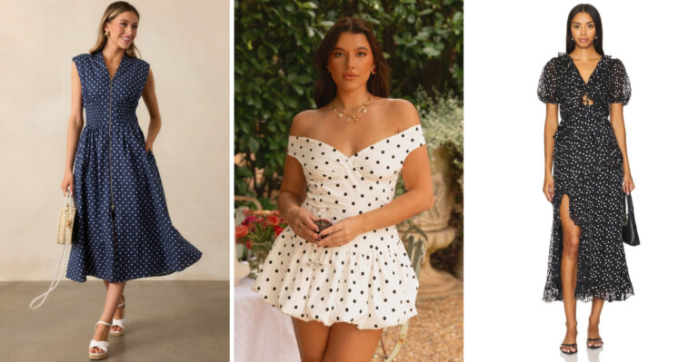 Forget Florals – We’ve Found Of The Chicest Polka Dot Dresses To Wear This Spring