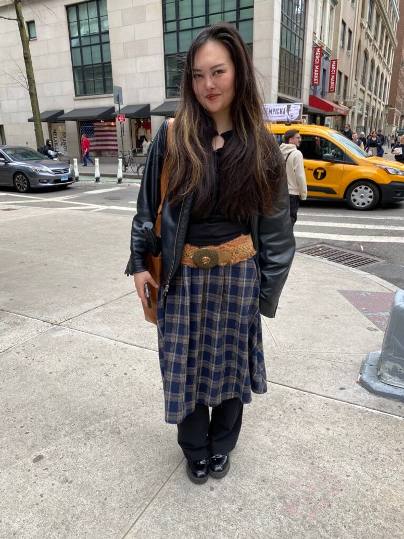 Skirts Over Pants That Created Layering Confusion