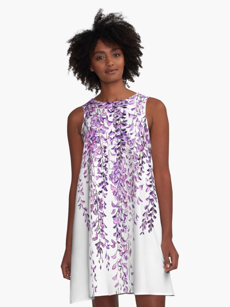 Wisteria Watercolor Print Dream