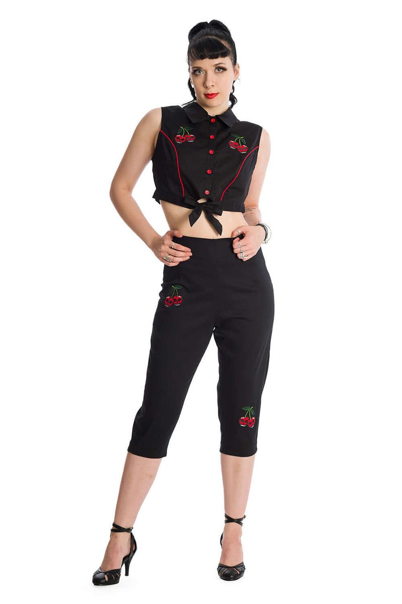 Cropped Capri Pants